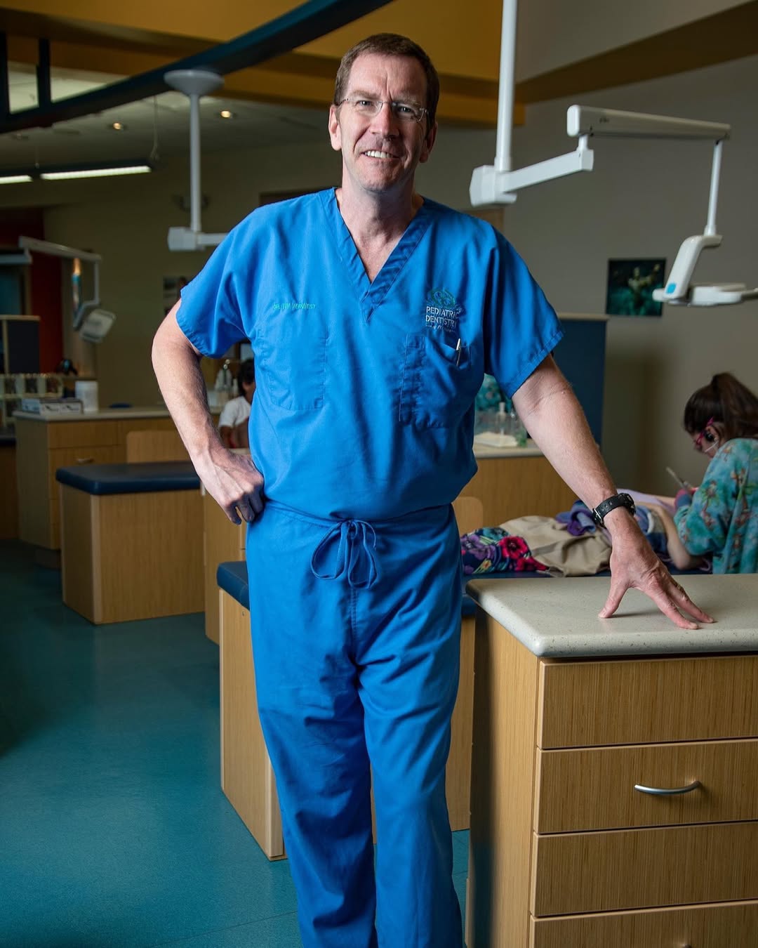 Dr. Tim Verwest standing in the treatment bay of his Fort Myers office