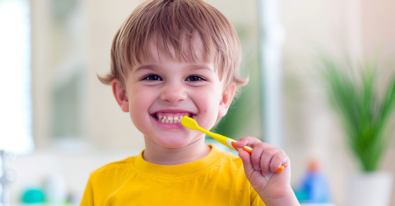 Kids teeth cleaning